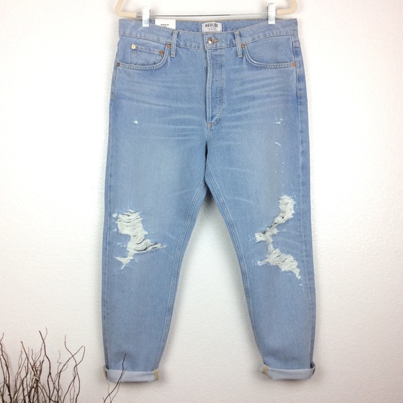 agolde not so rigid jeans